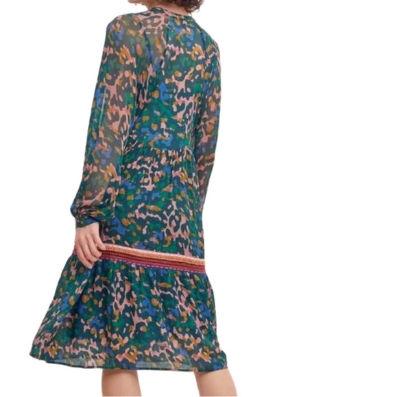 Bl-nk Coterie Embroidered Long SleeveTunic Dress M - Picture 8 of 16